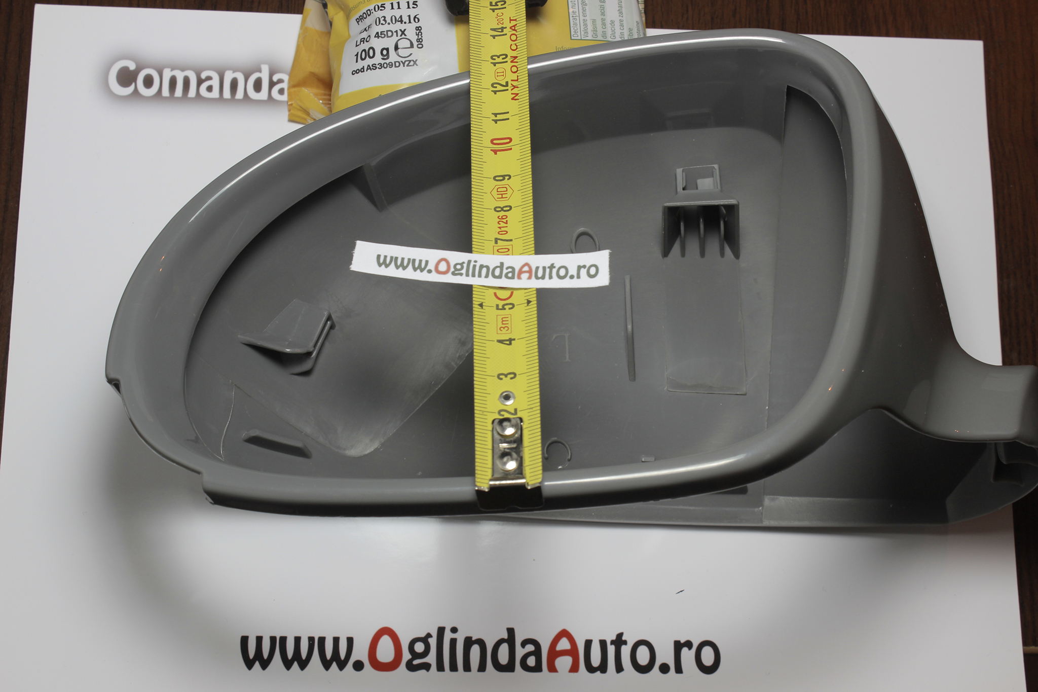 Dimensiuni carcasa oglinda stanga VW Passat 2005-2011