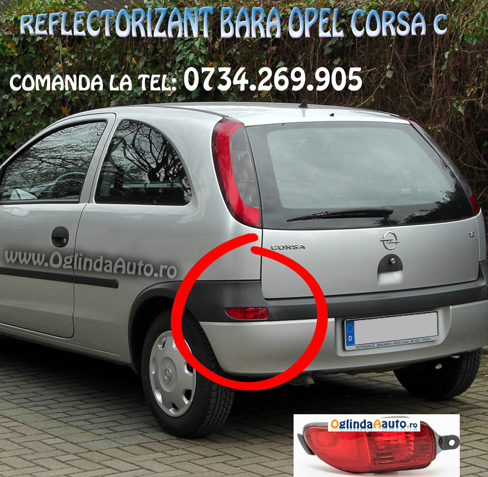 Ochi de pisica stanga Opel Corsa C 2000-2003