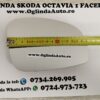 Dimensiune marime pe lungime Skoda Octavia 1 Tour Facelift I. Geam sticla oglinda mai mare dreapta partea pasagerului cu incalzire Skoda Octavia 1 I Tour Facelift an fabricatie 2007, 2008, 2009, 2010 si 2011.