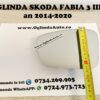 Geam sticla oglinda stanga partea soferului pentru Skoda Fabia 3 III cu incalzire, cod 2128.34.373 sau 212834373 sau 2128 34 373 fabricata in anul 2014, 2015, 2016, 2017, 2018, 2019 si 2020. Dimensiuni marime pe inaltime h.