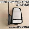 Oglinda completa dreapta partea pasagerului cu reglaj manual si semnal Mercedes Sprinter an fabricatie 2006, 2007, 2008, 2009, 2010, 2011, 2012, 2013, 2014, 2015, 2016, 2017 si 2018