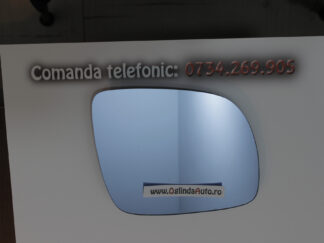 Oglinda laterala albastra dreapta VW Bora doar geamul