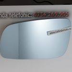 Geam oglinda laterala heliomata stanga VW Bora cu incalzire