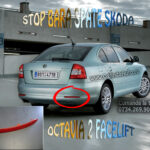 Ochi de pisica bara spate dreapta Skoda Octavia 2 Facelift