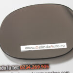 Sticla oglinda stanga cu dezaburire Peugeot 206