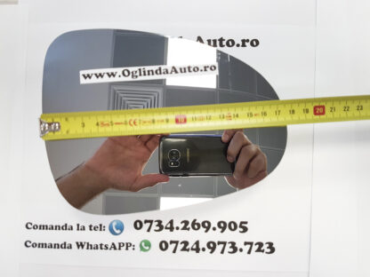 Geam sticla oglinda VW Touareg incalzita dreapta 2010-2018 - imagine 2