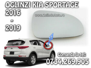 Geam sticla oglinda Kia Sportage dreapta 2015-2022