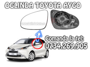 Geam sticla oglinda Toyota Aygo stanga 2014 2015 2016 2017 2018