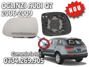 Geam sticla oglinda stanga incalzit Audi Q7 2006-2007-2008-2009