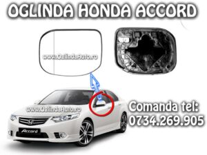 Geam sticla oglinda stanga incalzita Honda Accord 2008-2015