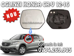 Sticla oglinda stanga Honda CR-V CRV 2012-2013-2014-2015-2016