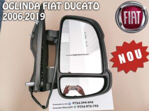 Oglinda Fiat Ducato dreapta pasager cu semnalizare 2006-2023