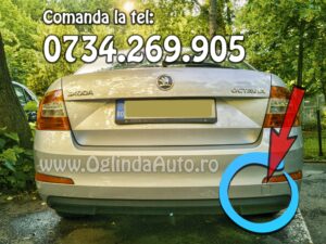 Capac bara spate Skoda Octavia 3 acoperire carlig remorcare