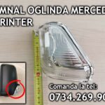 Lampa semnalizare / semnal situat in coltul carcasei de pe oglinda dreapta partea pasagerului pentru Mercedes Sprinter an fabrica tie 2006, 2007, 2008, 2009, 2010, 2011, 2012, 2013, 2014, 2015, 2017 si 2018.