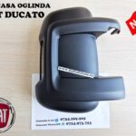 Capac carcasa oglinda Fiat Ducato dreapta spate neagra partea pasagerului cu locas pentru semnalizare an fabrica tie 2006, 2007, 2008, 2009, 2010, 2011, 2012, 2013, 2014, 2015, 2017, 2018, 2019 si 2020.