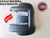 Capac carcasa oglinda Fiat Ducato stanga spate neagra partea soferului cu locas decupat pentru semnalizare an fabrica tie 2006, 2007, 2008, 2009, 2010, 2011, 2012, 2013, 2014, 2015, 2017, 2018, 2019 si 2020.