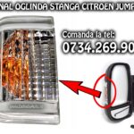 Lampa semnalizare semnal cu bec alb sau galben de pe oglinda stanga partea soferului pentru Citroen Jumper an fabricatie 2006-2020 se potriveste si pe modelul cu facelift.