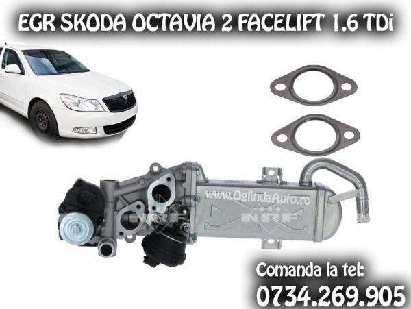 SUPAPA EGR complet Skoda Octavia 2 Faclift 77 kw sau 105 cai