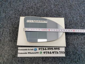 Oglinda VW Golf 7 VII geam sticla dreapta cu incalzire