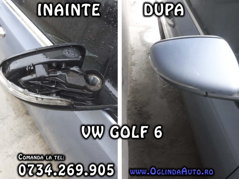 Capac oglinda Volkswagen Golf 6 VI albastru deschis nou