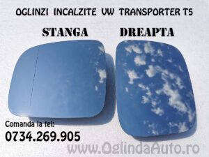 VW Transporter T5 sticla oglinda cu incalzire si suport prindere