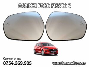 Oglinda Ford Fiesta VII sticla incalzita si LED Blind Spot