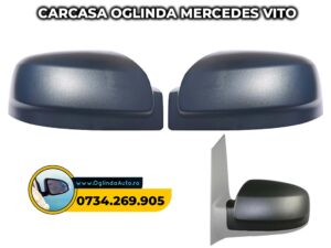 Mercedes Vito W639 facelift carcasa acoperire oglinda neagra